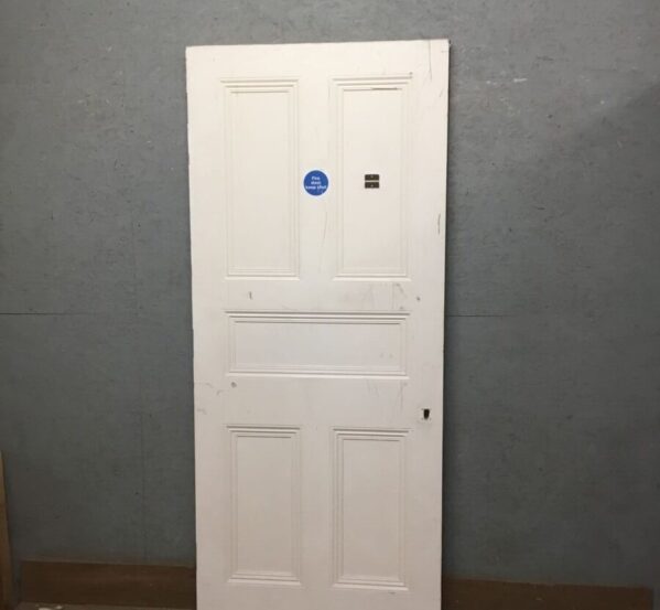 Painted 5 Panel Half Beaded Door