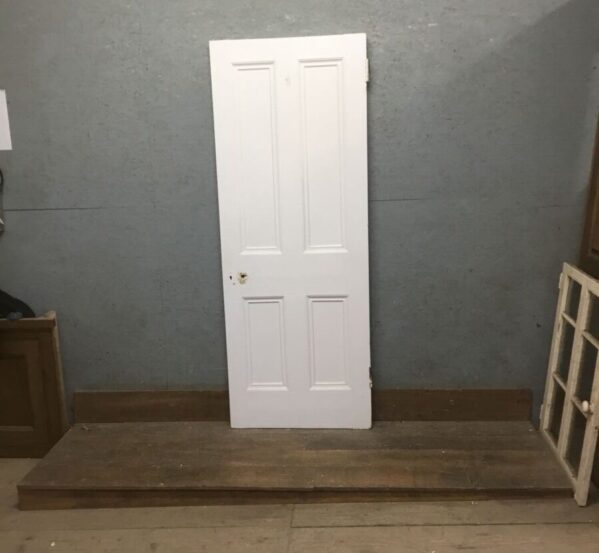 White Beaded 4 Panel Door
