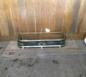 Amazing Brass And Cast Iron Fire Fender