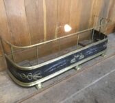 Amazing Brass And Cast Iron Fire Fender