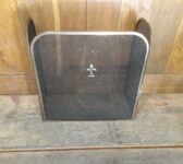 Simple Tarnished Brass Fire Guard