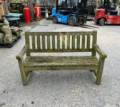 Well Weathered 3/4 Person Bench