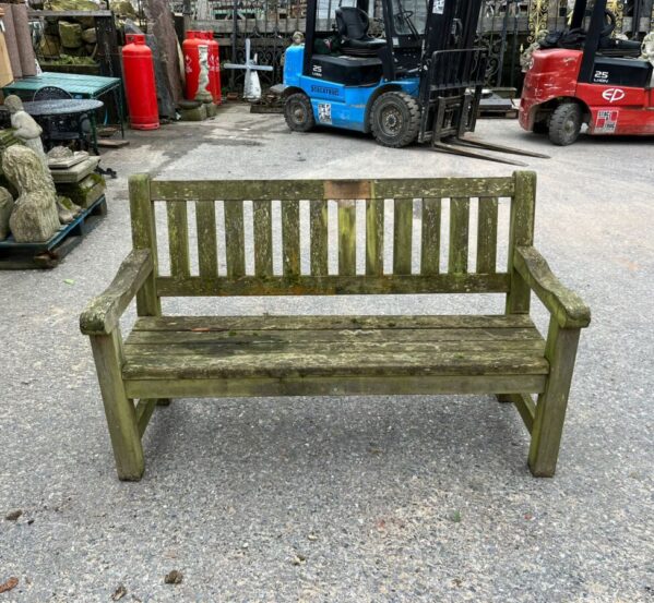 Well Weathered 3/4 Person Bench
