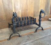 Pretty Little Fire basket With Dogs