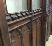Large Oak Gothic Church Partitions