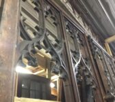 Large Oak Gothic Church Partitions