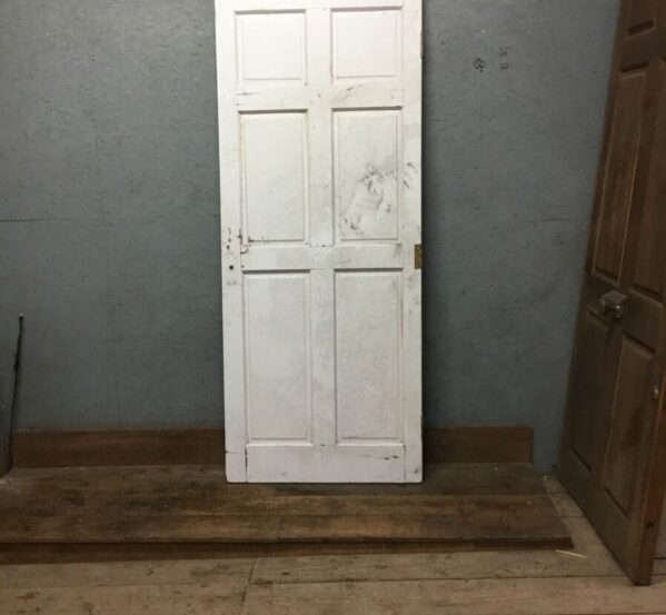 White 6 Panel Pine Door