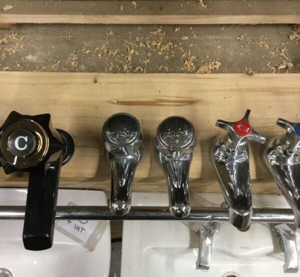 Small Modern Hot & Cold Taps