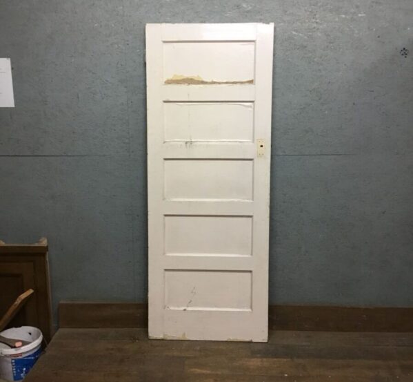 Peeling Paint 5 Panel Door