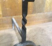 Pair of Simple Cast Iron Dogs