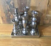 Modern Shiny Candlestick Holder