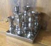 Modern Shiny Candlestick Holder