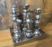 Modern Shiny Candlestick Holder