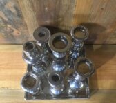 Modern Shiny Candlestick Holder