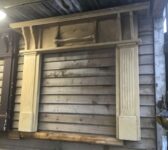 Yellow Painted Fire Surround