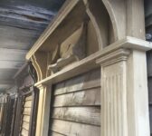 Yellow Painted Fire Surround