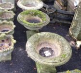 Set Of 3 Well Weathered Planters