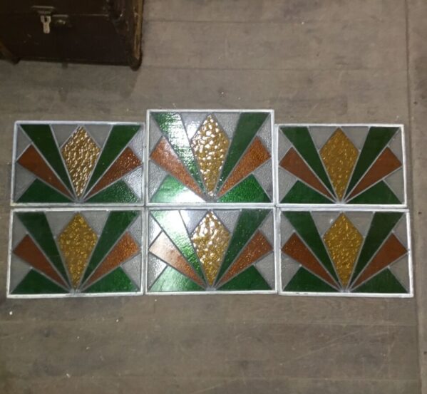 Very Nice Set Of Stained Glass Windows