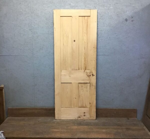 Simple Stripped 4 Panelled Door