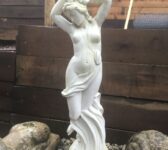 1 Beautiful White Lady Statue