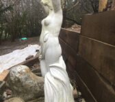 1 Beautiful White Lady Statue