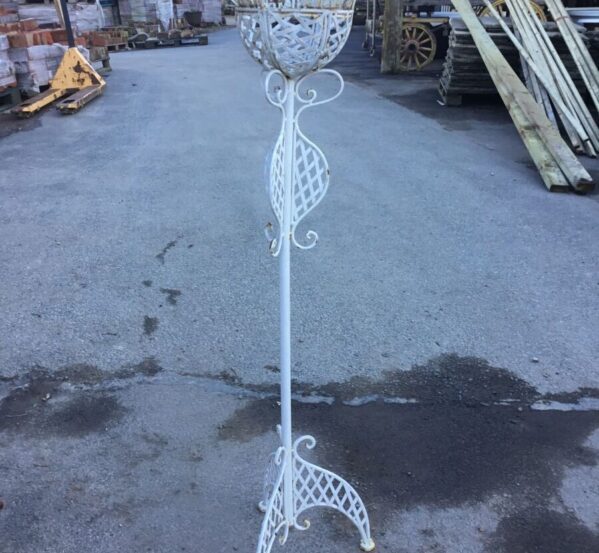 Large White Pot Stand