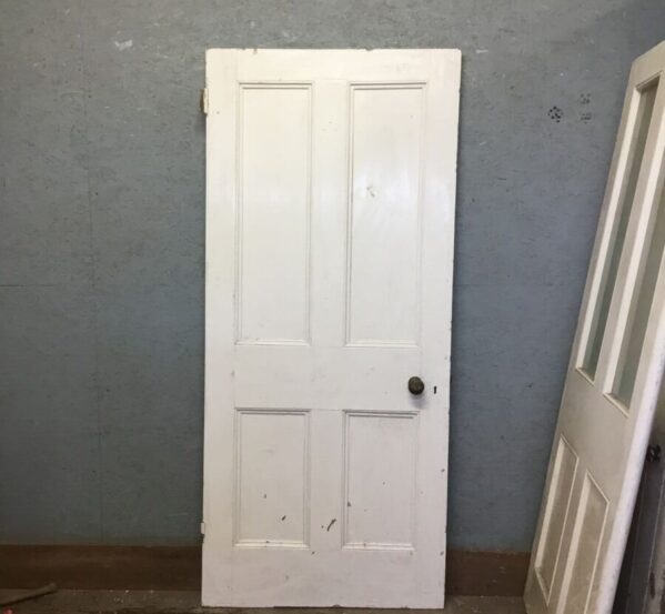 Simple Painted Four Panel Door