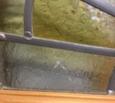 Varnished Half Glazed Door