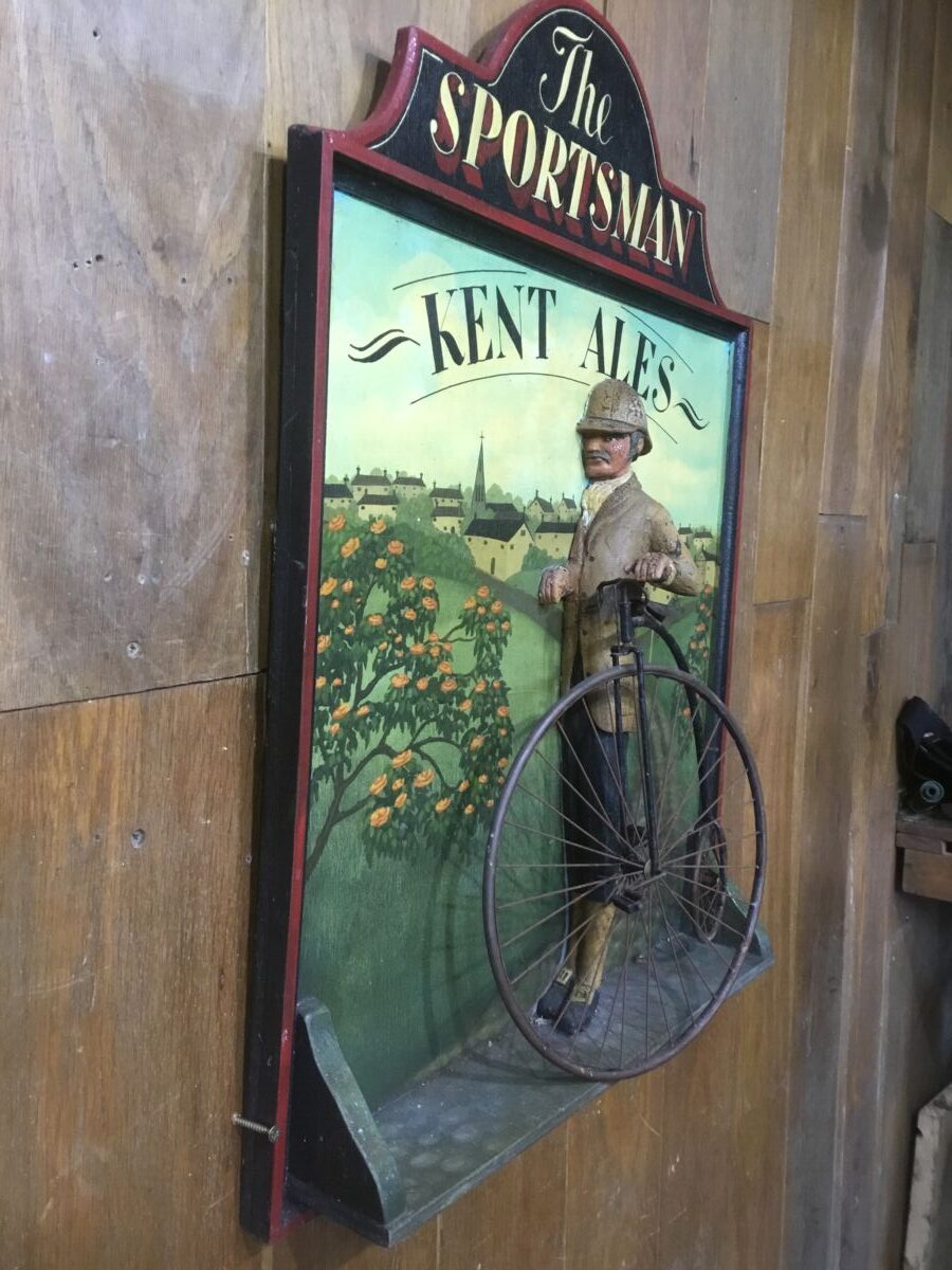 Wooden Kent Ales Sign