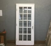 Fully Glazed 15 Panel Framed Door