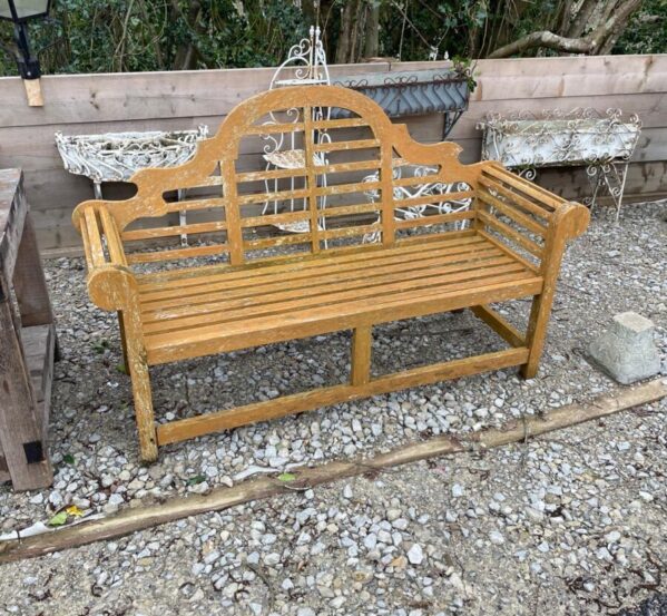 Wooden 3 Person Bench