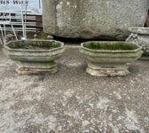 Weathered Octagonal Planters