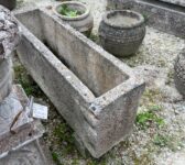 Carved Concrete Planter