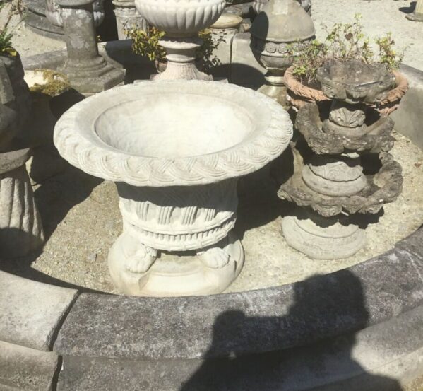 Large Urn On Base