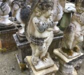 Pair Cherub Statues
