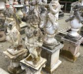Pair Cherub Statues