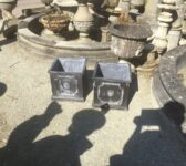 2 Steel Planters