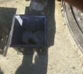 2 Steel Planters