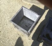 2 Steel Planters