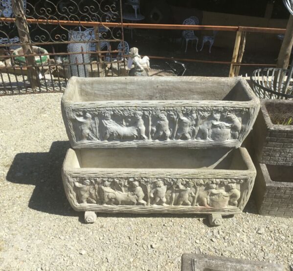 3 Ornate Planters