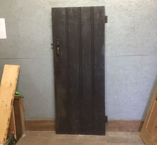 Stained Oak Ledge & Brace Door