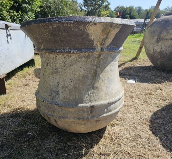 Lovely Large Terracotta Clay Pot With Tall Rim