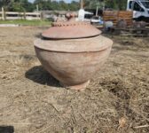 Pale Decorative Terracotta Pot