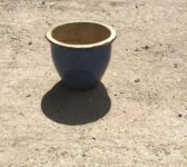 Small Blue Plant Pot