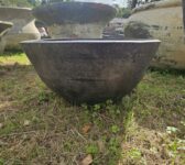 Nice Round Dark Grey Clay Pot
