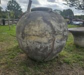 Large Round Clay Pot With Small Handles