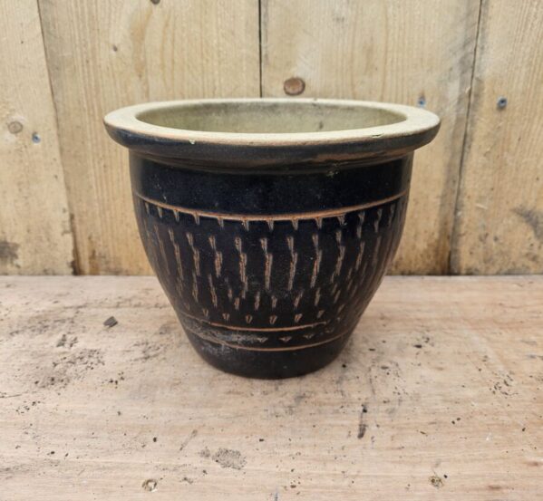 Small Blue Glazed Pot