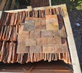 Orange Hand Made Peg Tiles
