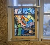 Art Deco Stained Glass Window