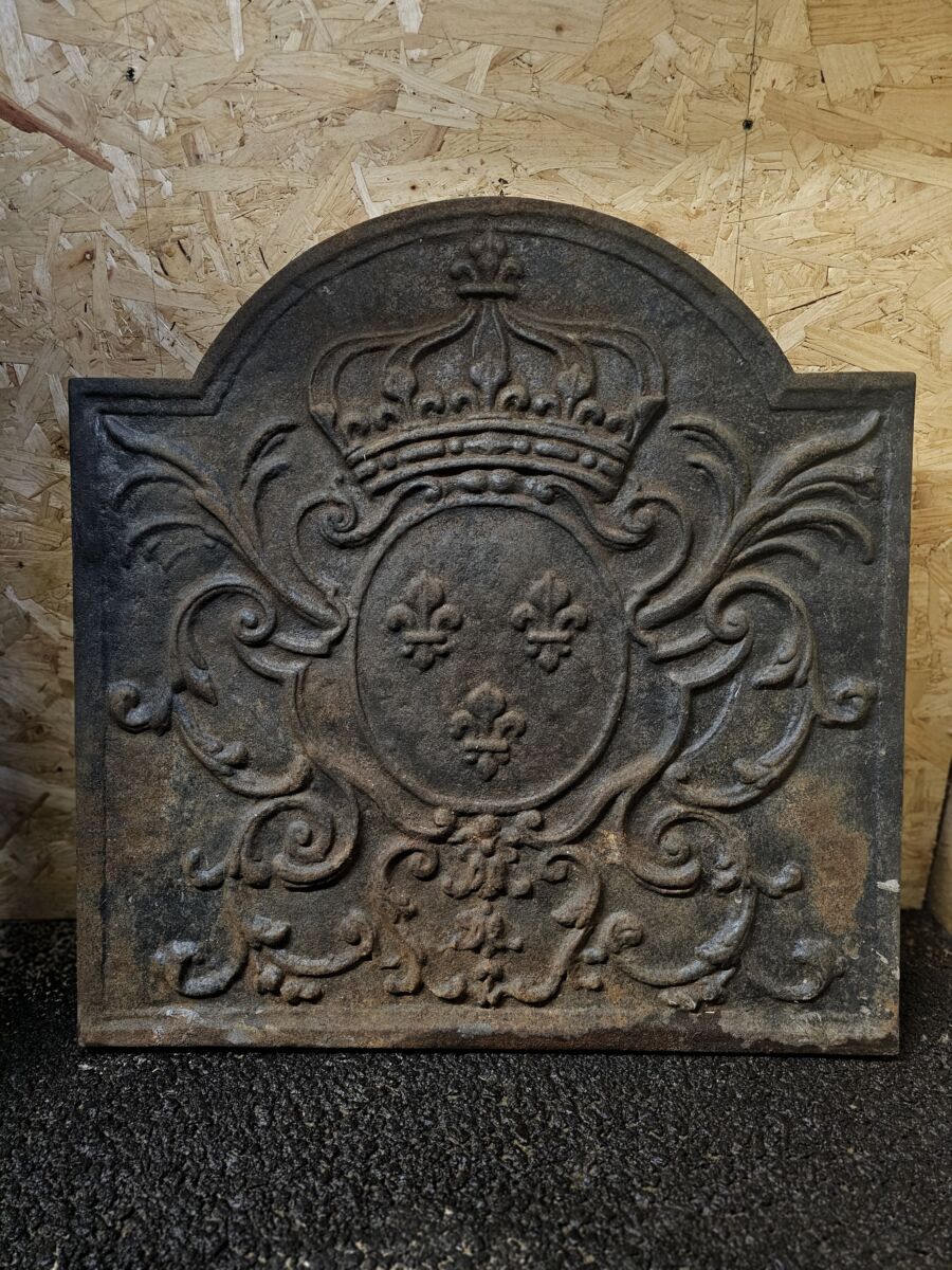 FRENCH CAST IRON FIREBACK Authentic Reclamation